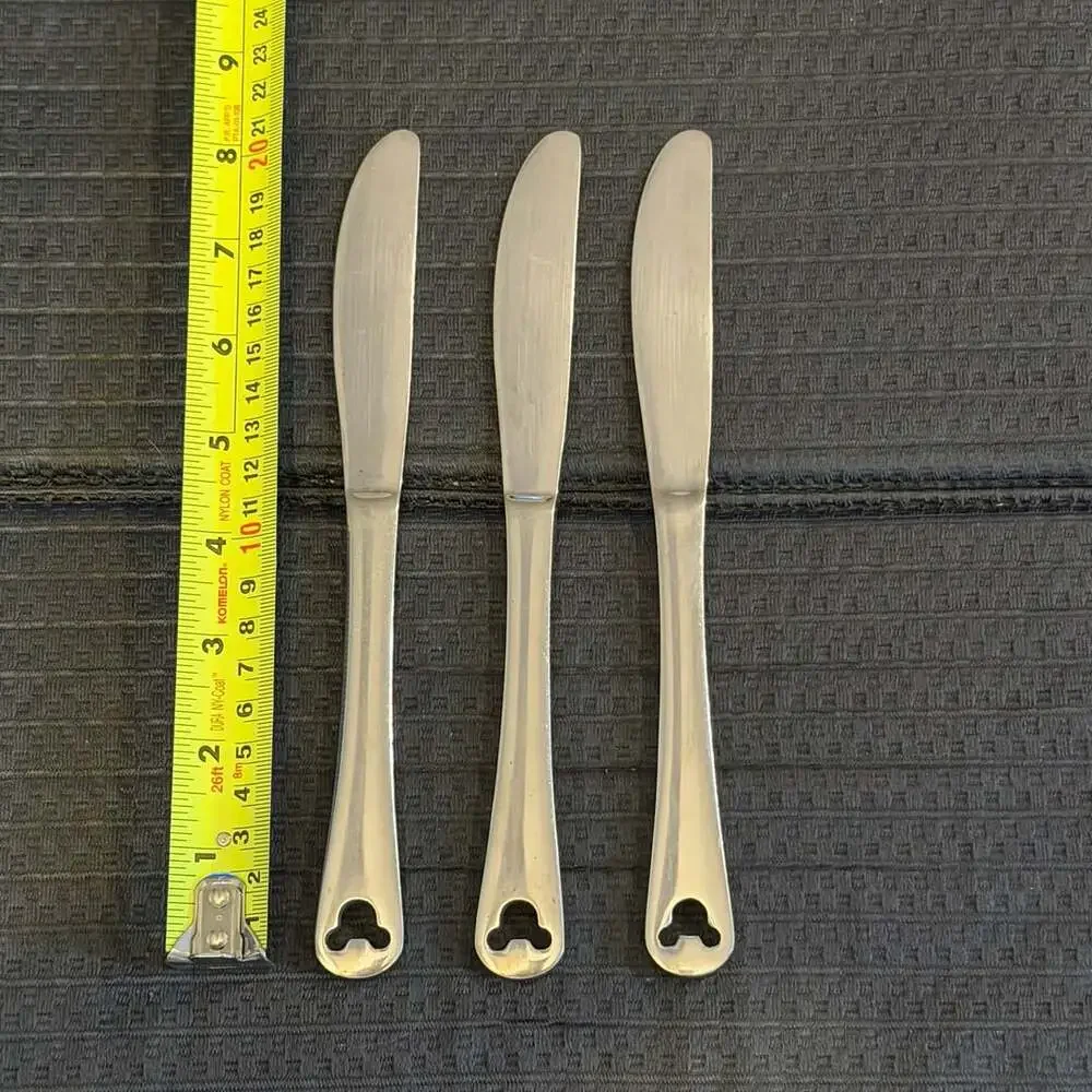 Disney Mickey Mouse Stainless Steel Dinner Knives Set of 3